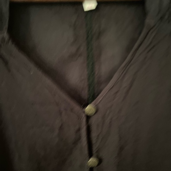Free People V Neck Flutter Sleeve Blouse Size SP - Picture 5 of 9